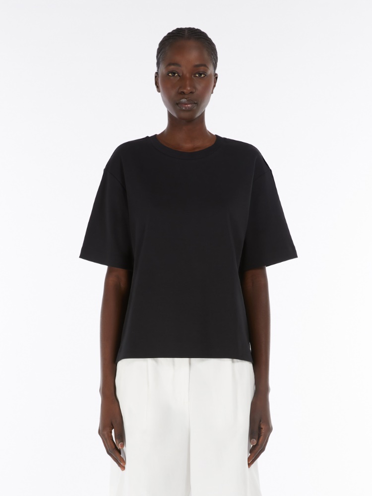 [ムルティD] オーガニック コットン ジャージー Tシャツ - BLACK - Max Mara - 2