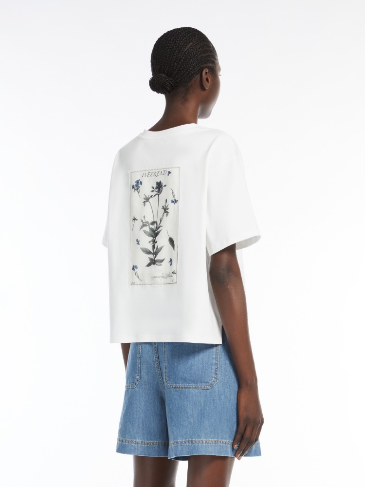 ★Max Mara★ TAVERNA Short Sleeve T-Shirt White 119410526000 Max Mara - マックスマーラ MAX MARA Tシャツ TAVERNA