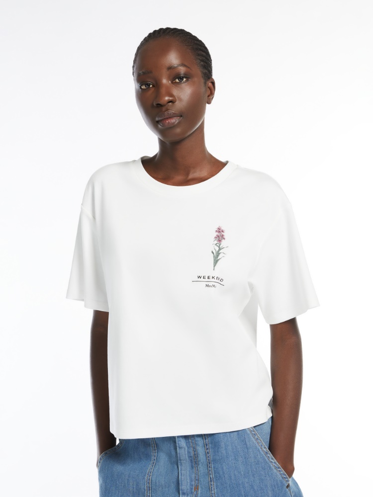 【Weekend Max Mara】[レッコ] オーガニック コットン Tシャツ レッコ] オーガニック コットン Tシャツ, white | 