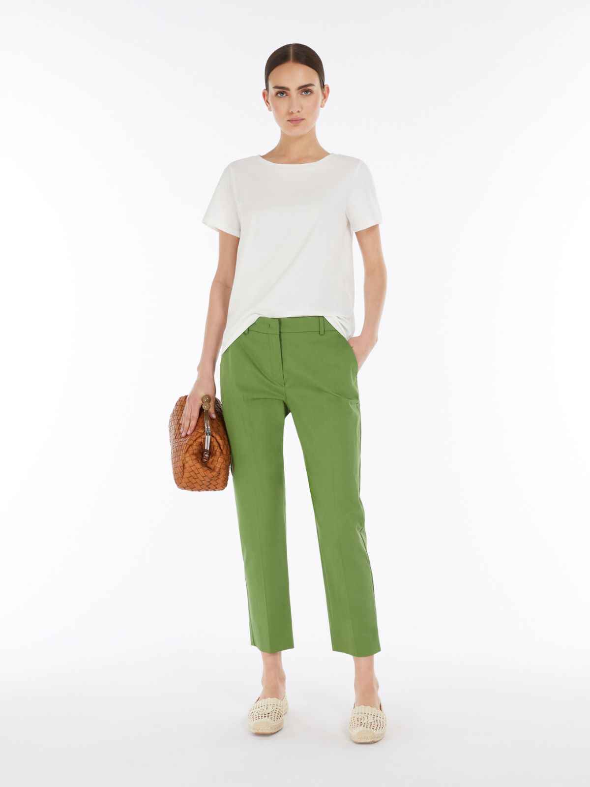 Organic cotton T-shirt + WHITE - Max Mara