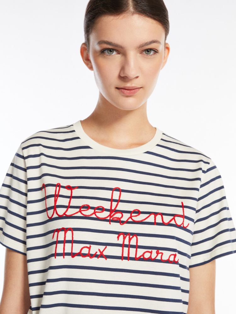 関税負担なし☆Weekend Max Mara [オルガ]コットン ロゴTシャツ Max Mara マックスマーラ ウィークエンド WEEKEND MAX MARA 半袖