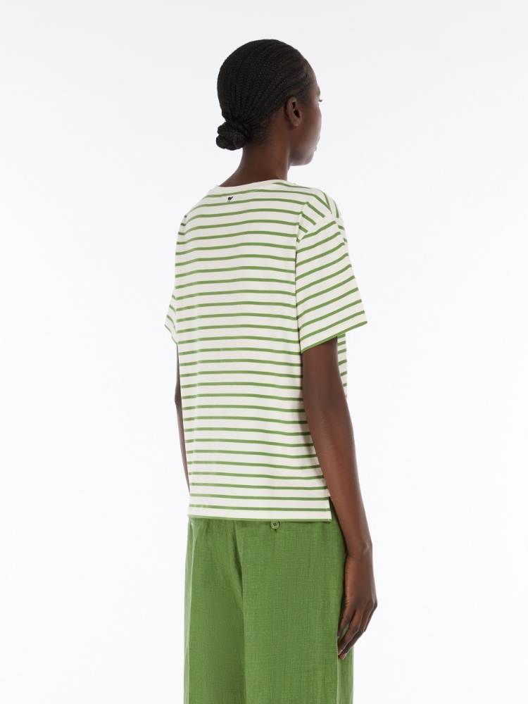 Tシャツ・カットソー MM Max Mara Woman T-Shirt Green 2516111028600 009 Green t shirt female | Max Mara