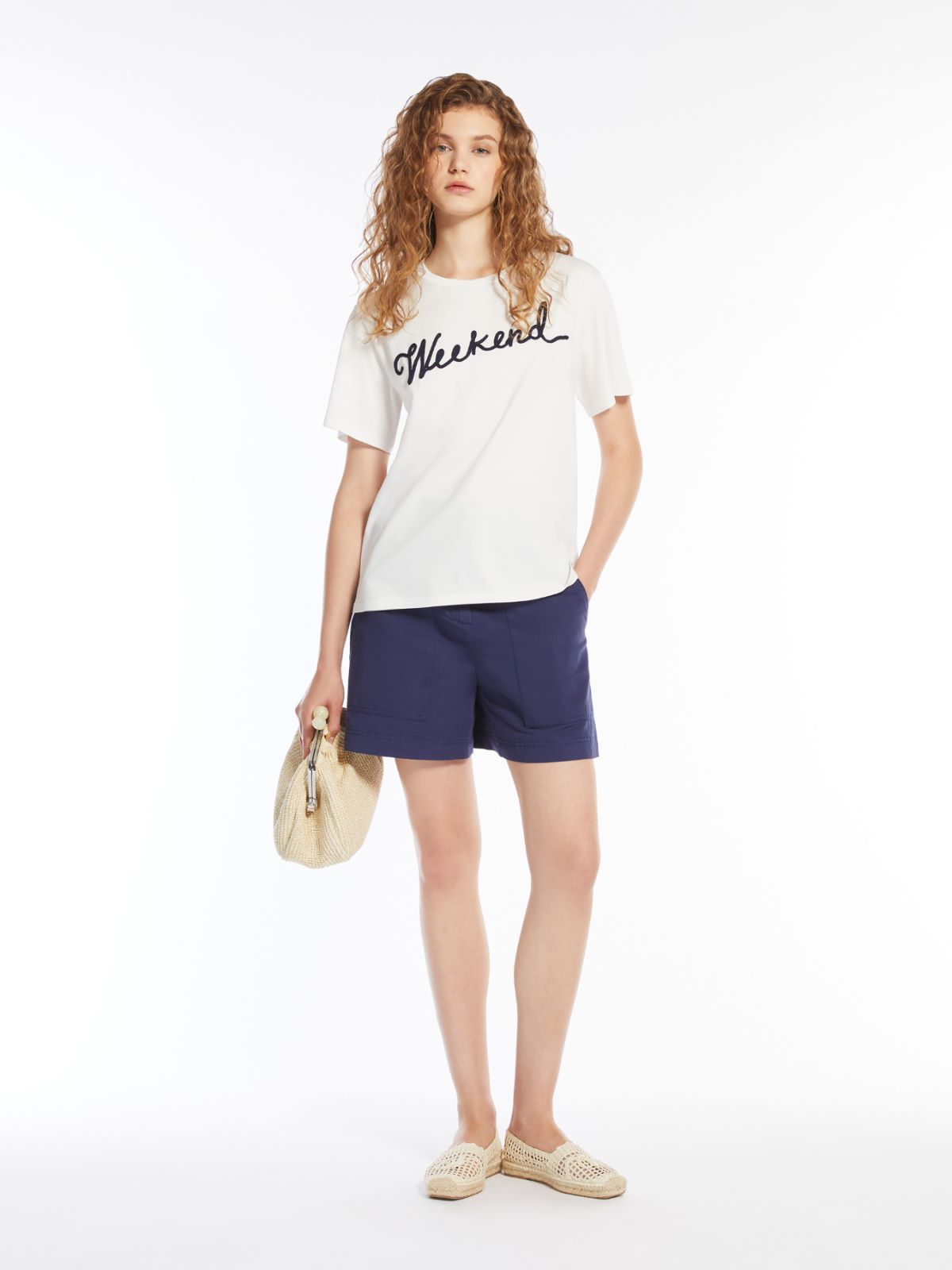 Cotton T-shirt + WHITE - Max Mara