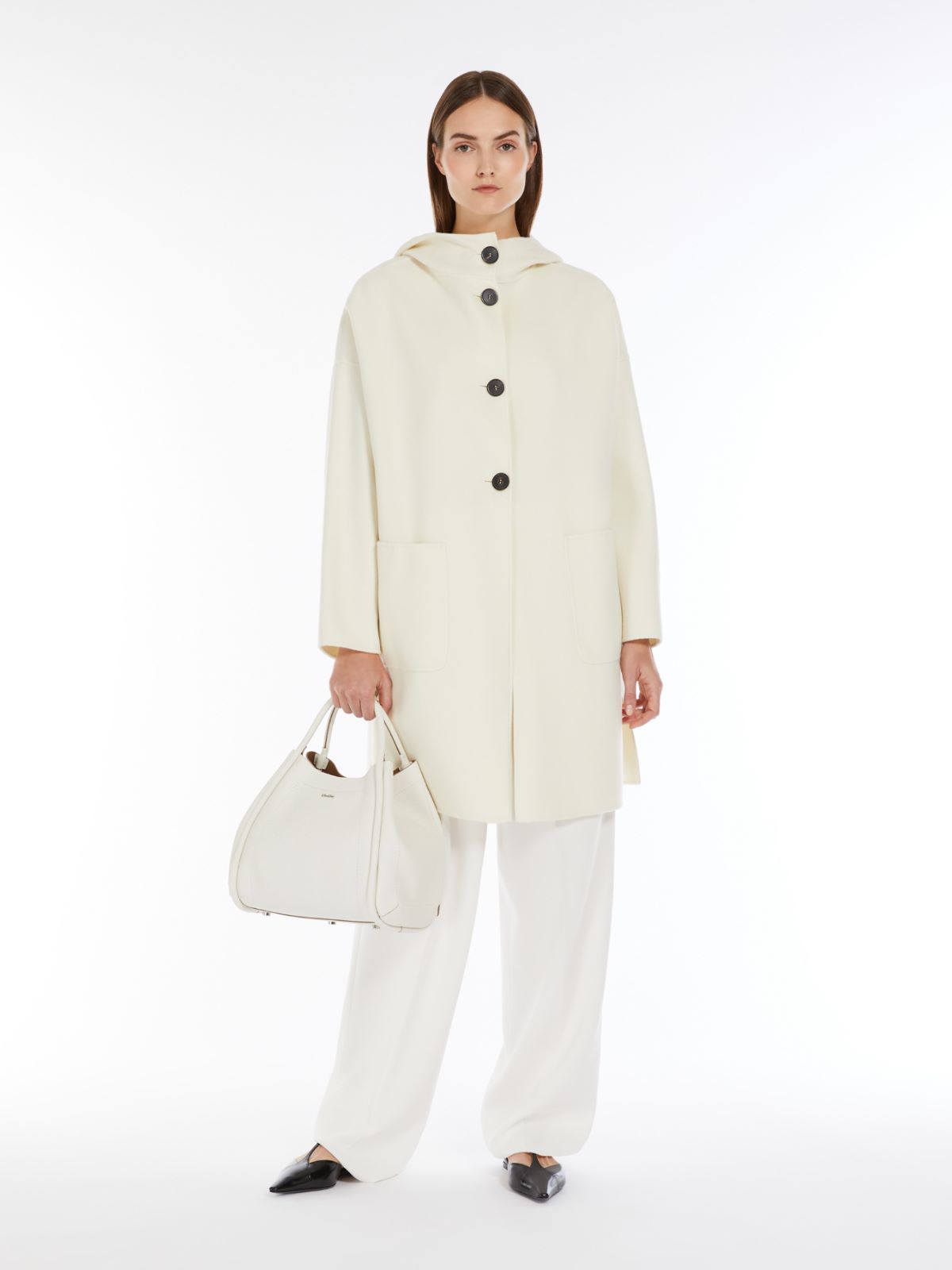 コート MAX MARA ALDO SINGLE-BREASTED COAT IN WOOL AND CASHMERE Max Mara Aldo Single-breasted Long Coat In Multicolor | ModeSens