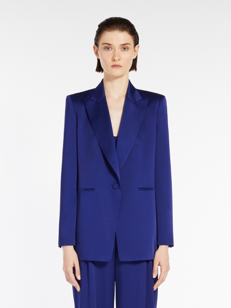 【送料&関税込】Blue Vanity Jacket Max Mara Light blue blazer | Max Mara