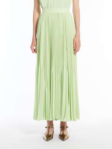 スカート MAX MARA Woman Skirt Green 2411101183600 003 Brasile embellished maxi skirt in green - Max Mara | Mytheresa
