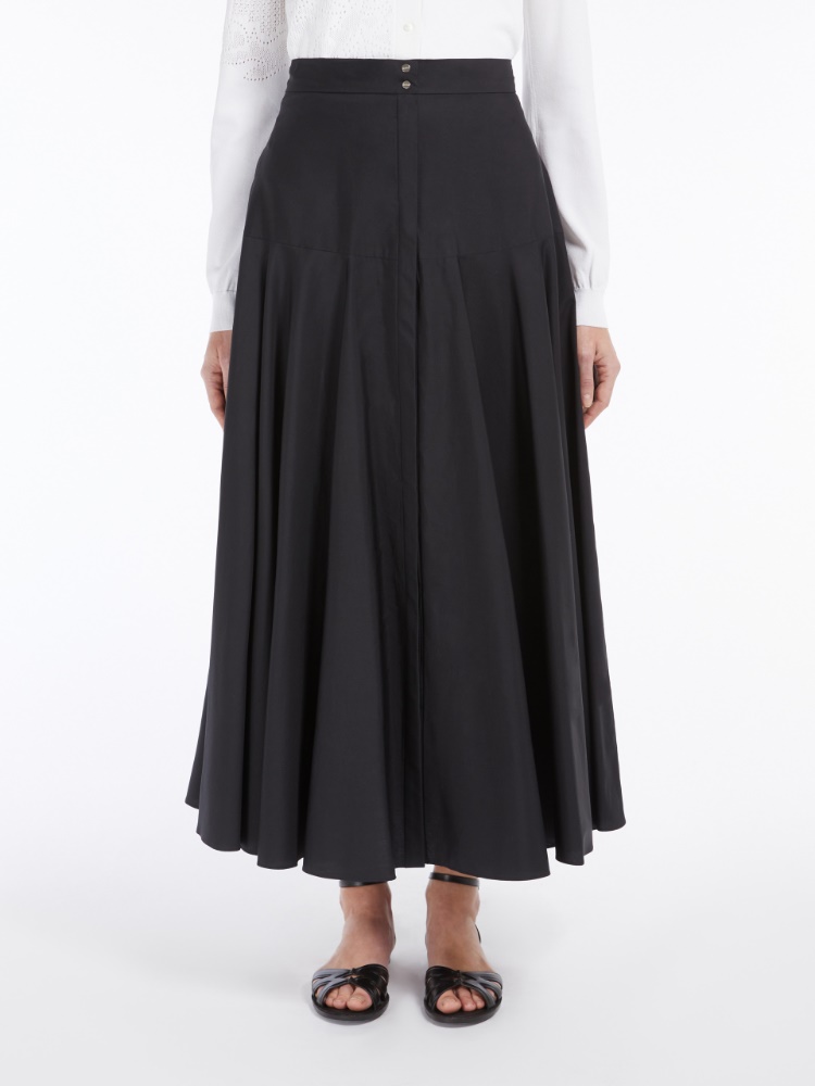 Max Mara◆OXIRIA◆[オクシーリア] コットン サークル スカート オクシーリア コットン ポプリン サークル スカート・OXIRIA