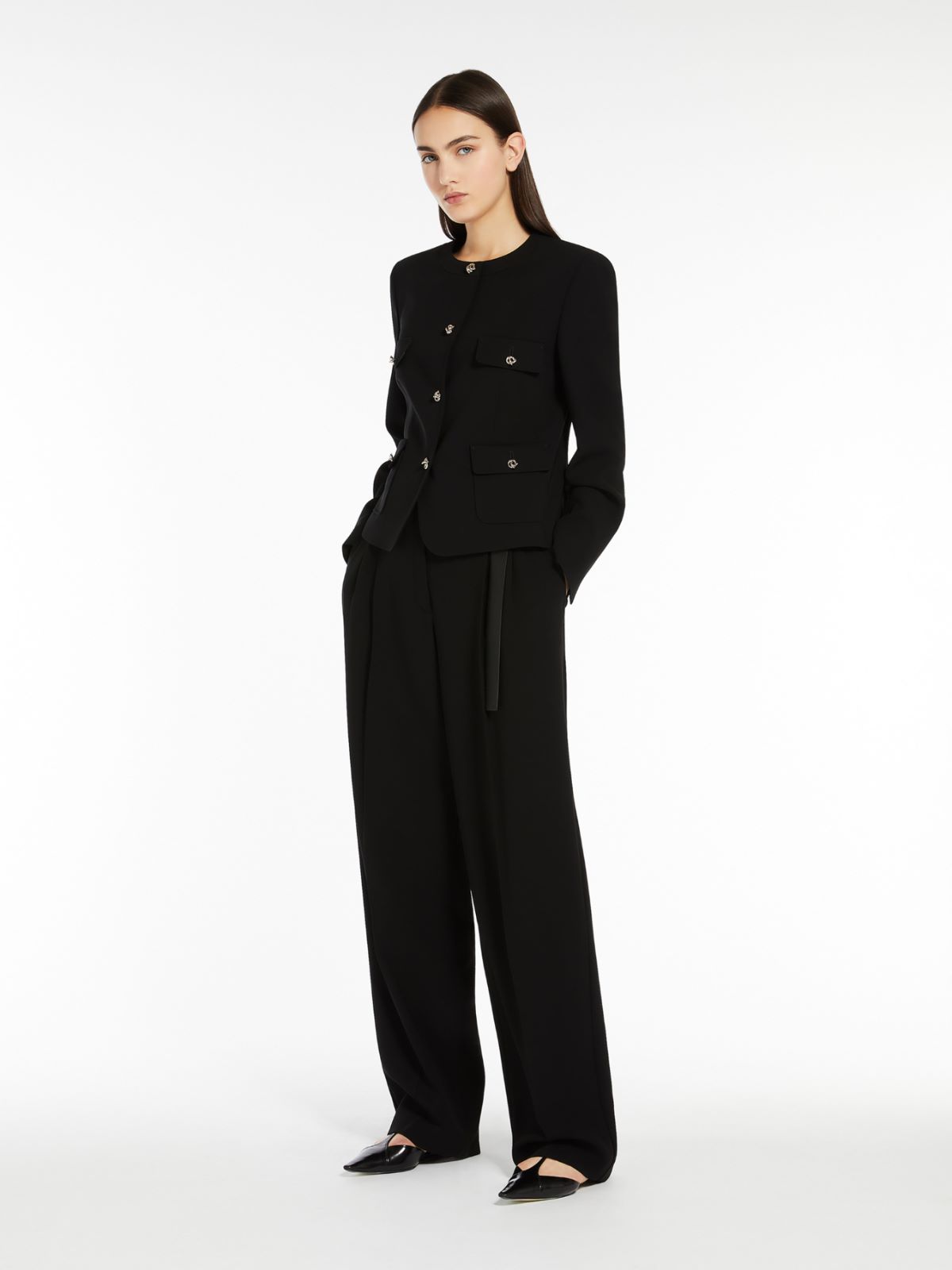【関税＆送料込み】Max Mara Wide Cady Trousers Trousers Cady Woman | Max Mara