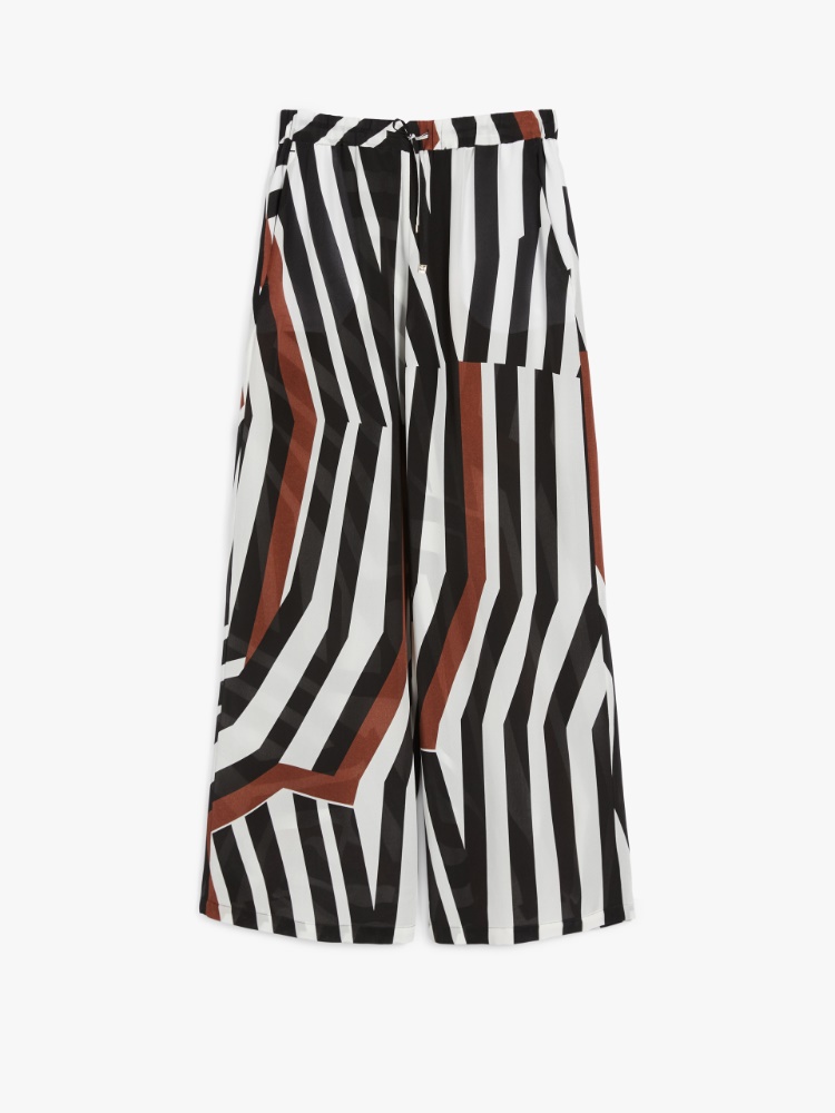 【MAX MARA】[トロペーア] ピュア シルク プリント パンツ 6131025906001-x-tropea_normal.