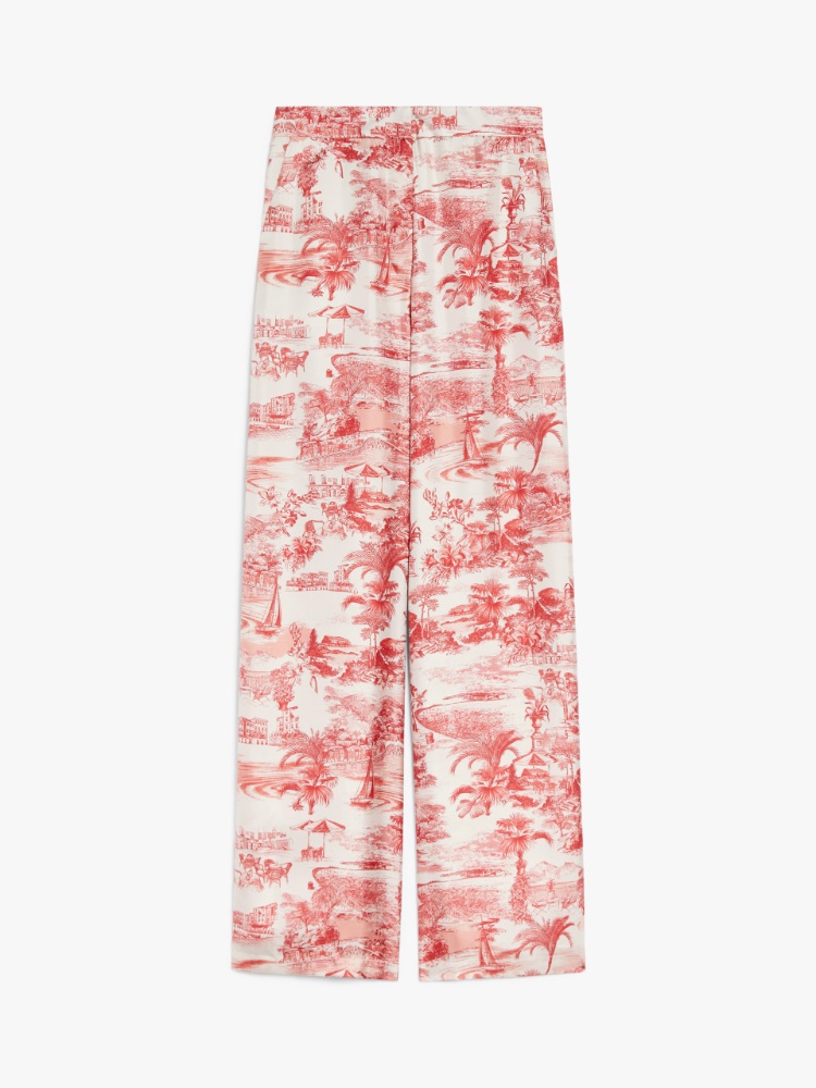 Max Mara STUDIO プリントツイルパンツ zeus 6131055106003-b-zeus.jpg