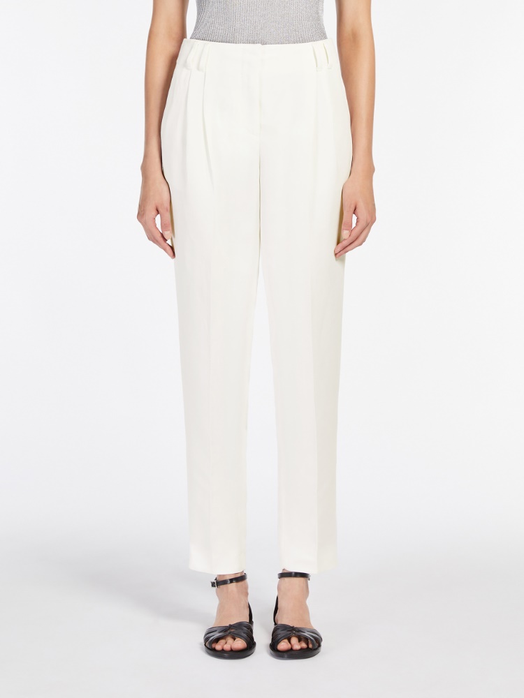 パンツ Max Mara SESAMO - Carrot trousers in wool cloth Carrot trousers | Max Mara