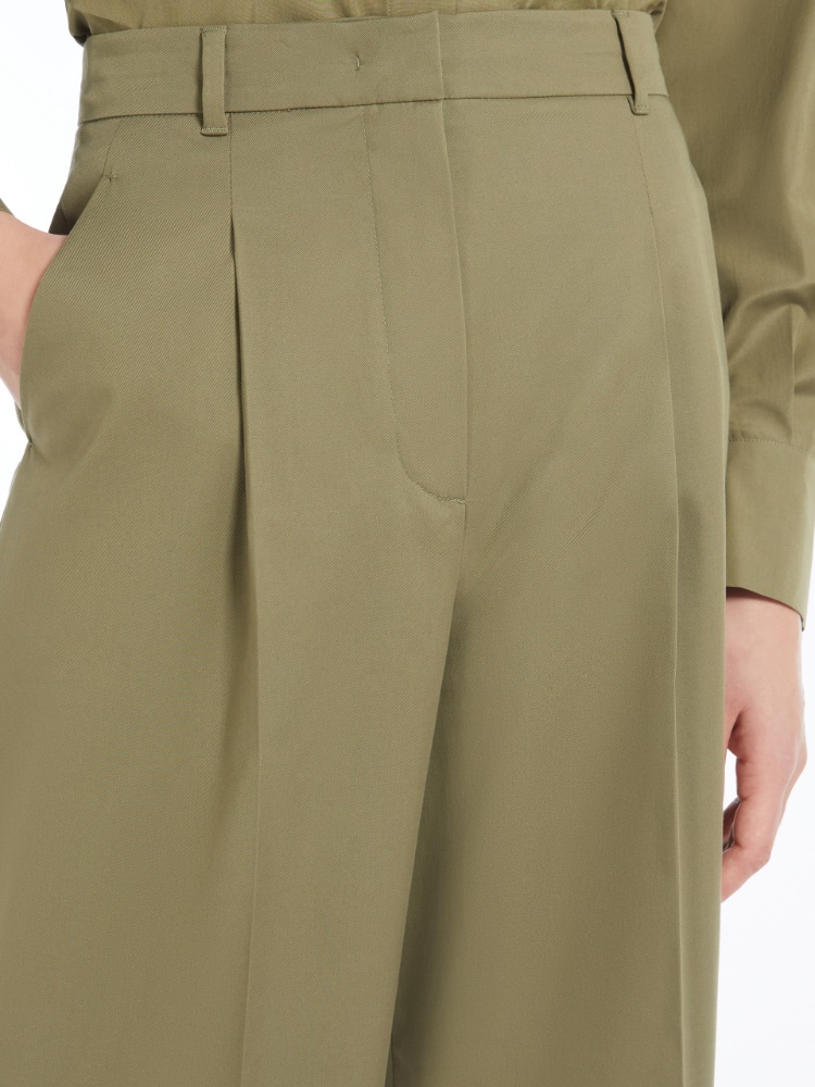 【送料&関税込】Max Mara Ribes Trousers Cotton stretch pants | Max Mara