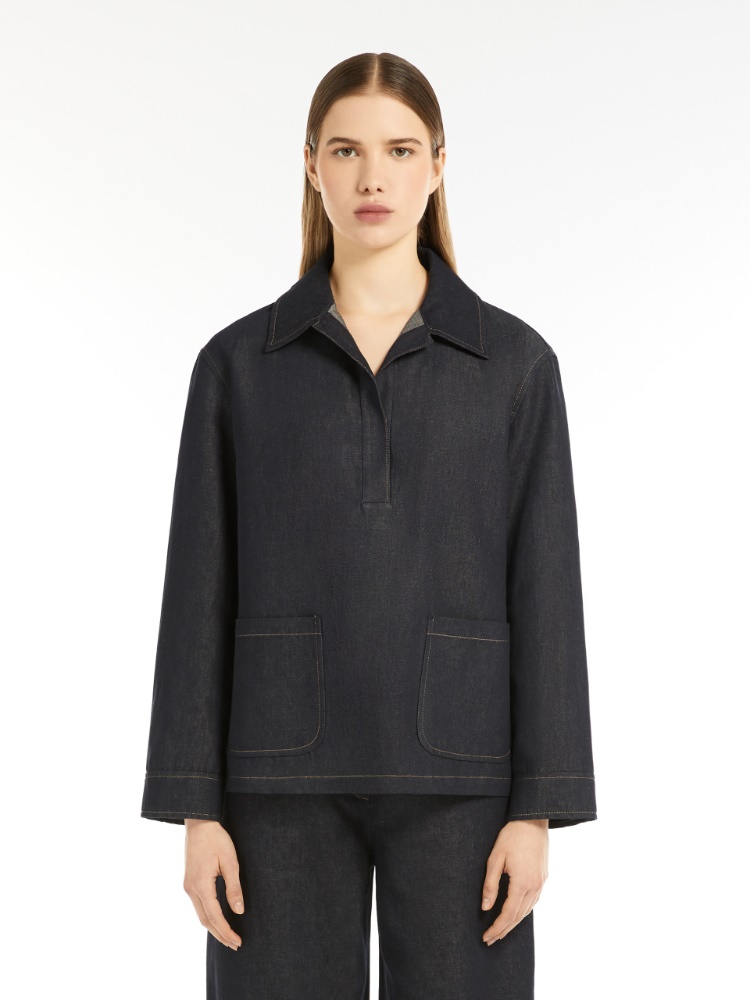 ジャケット Max Mara Studio AMICO JACKET Max Mara Studio Bacio Women's Leather Jacket 2416441011600