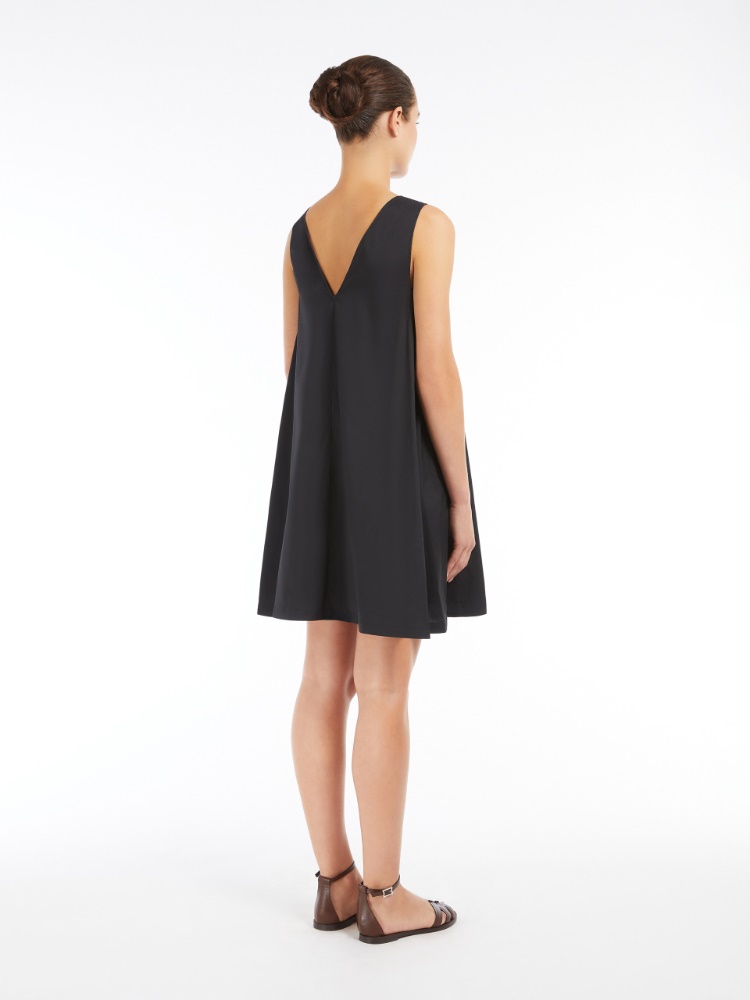 【関税込み】Max Mara ブラック Campale ミニワンピース Poplin A-line dress, black |
