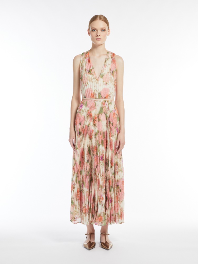国内発送/送料関税込【MaxMara】ELEGANTE STUDIO Fernet Dress Max Mara Studio Glizia silk georgette dress for women
