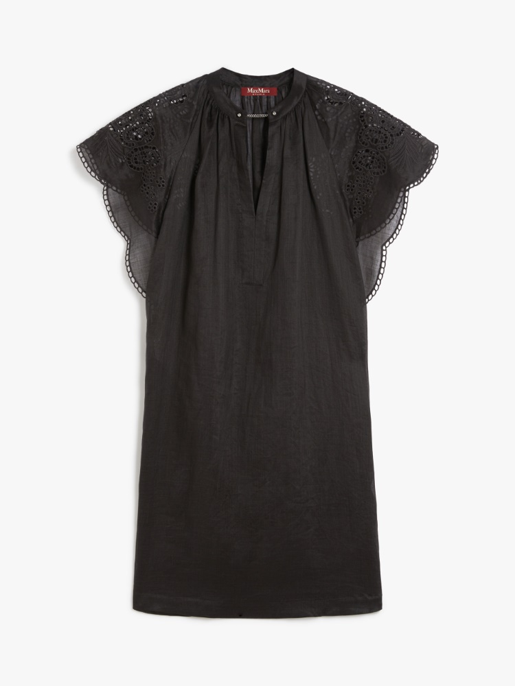 ☆MaxMara Studio☆ラミーキャンバス ミニドレス アストル] ラミー ミニ ドレス, black | 