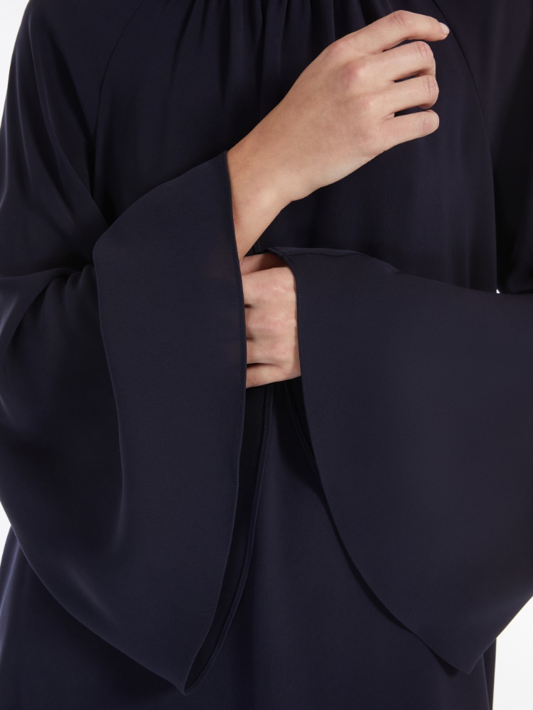 マディア] トリアセテート キャディ チュニック ドレス, navy