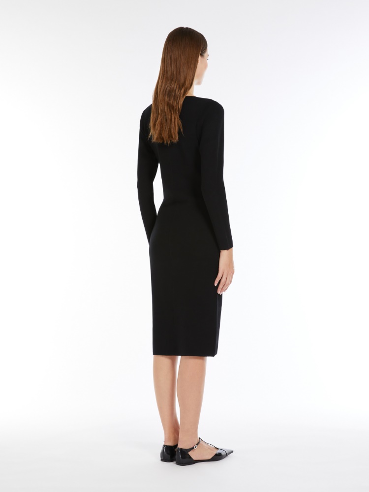 ワンピース MAX MARA Orafo viscose blend midi dress Nero Orafo viscose blend midi dress MAX MARA - Nugnes1920