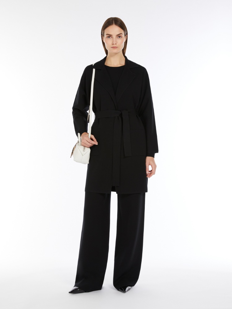 Long viscose trousers - BLACK - Max Mara - 2