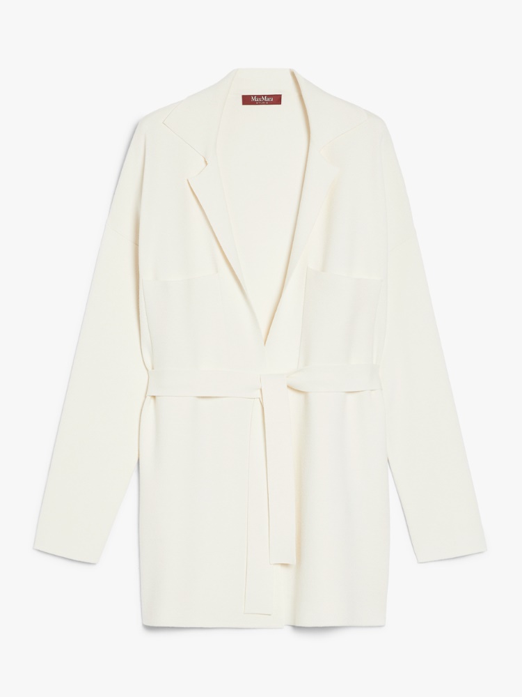 MAX MARA ATELIER Albino コート ヴェッツォーゾ] ピュア アルビノ キャメル ローブコート