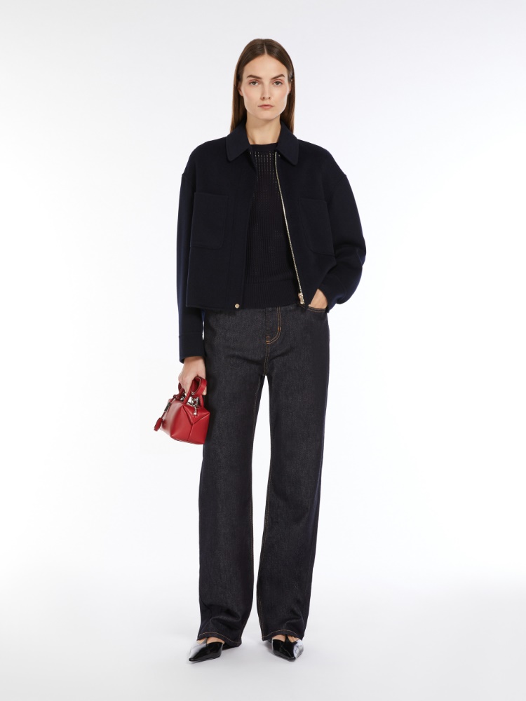 Viscose yarn jumper + NAVY - Max Mara