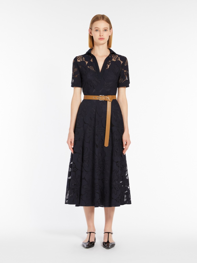新作*S MAXMARA*Lago ミニドレス ワンピース ネイビー Jersey mini dress, navy | 