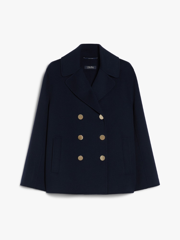 Double-breasted wool jacket, midnightblue | 