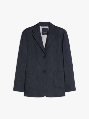 ジャケット Max Mara Single-breasted blazer in Shetland MAX MARA - Single-breasted blazer in Shetland | Leam Roma