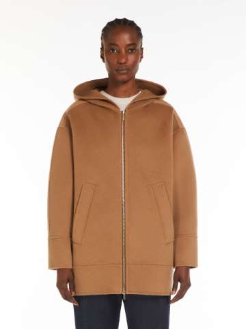 MAX MARA｜HOODIES/SWEATS (DORIA (19911013 009 / 19911013 Max Mara Max Mara Doria Scuba Jersey Hoodie in Natural | Lyst