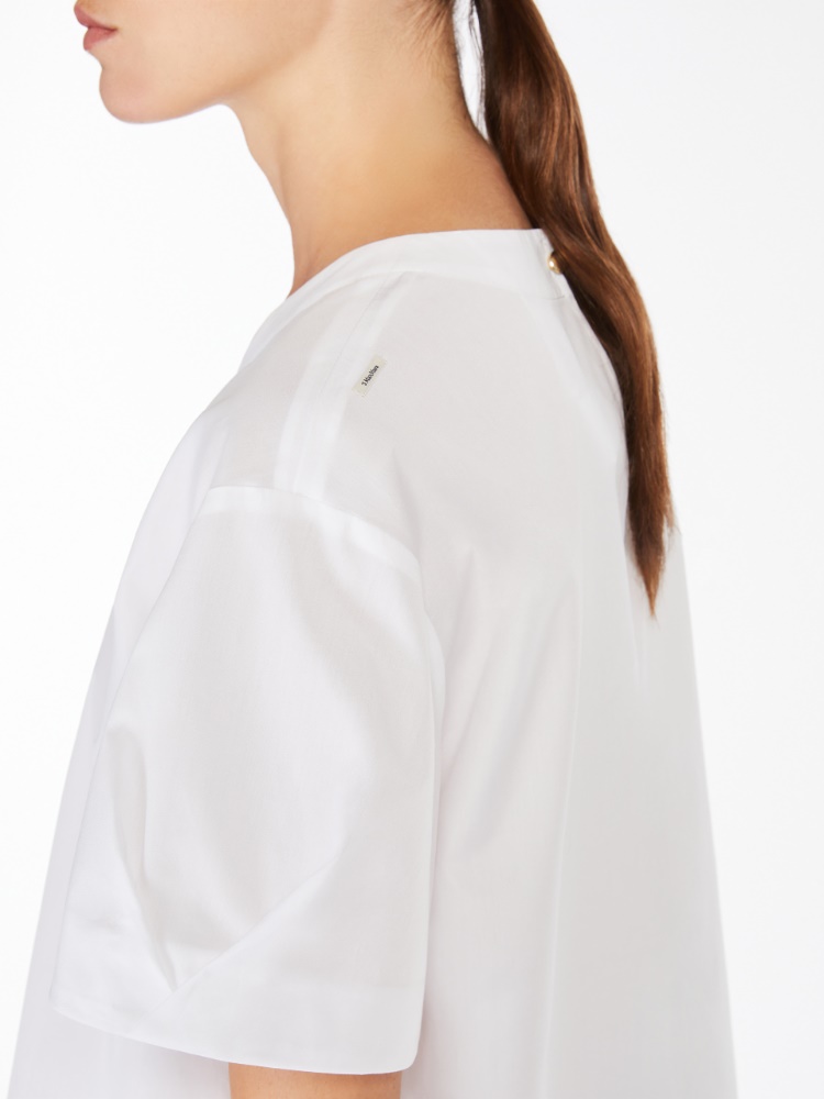 【送料&関税込】'S Max Mara Dahlia Crewneck T-shirt S Max Ma Dahlia cotton jersey T-shirt in white - S Max Mara | Mytheresa