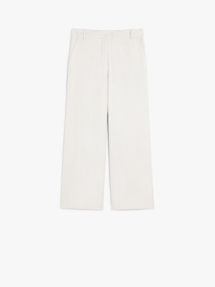 【送料&関税込】'S Max Mara Ecru Umanita Trousers S Max Mara Umanita pants in ecru color - Beige | 91360619000020