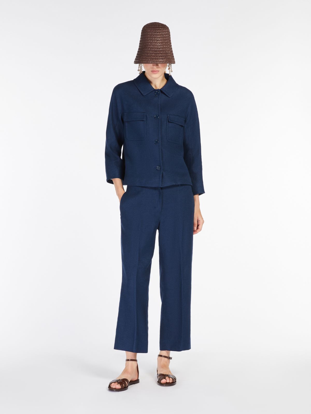 S MaxMara ブルーアウターサイズ３８ 9191045306004-a-