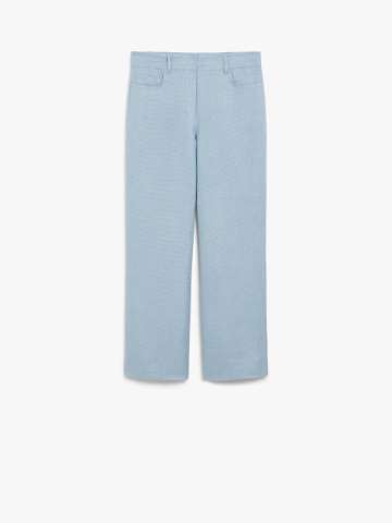 ボトムスその他 Weekend Max Mara Blue cotton and linen pants Weekend Max Mara Blue Cotton And Linen Pants | Balardi