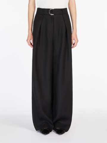 Wide pants black | Max Mara