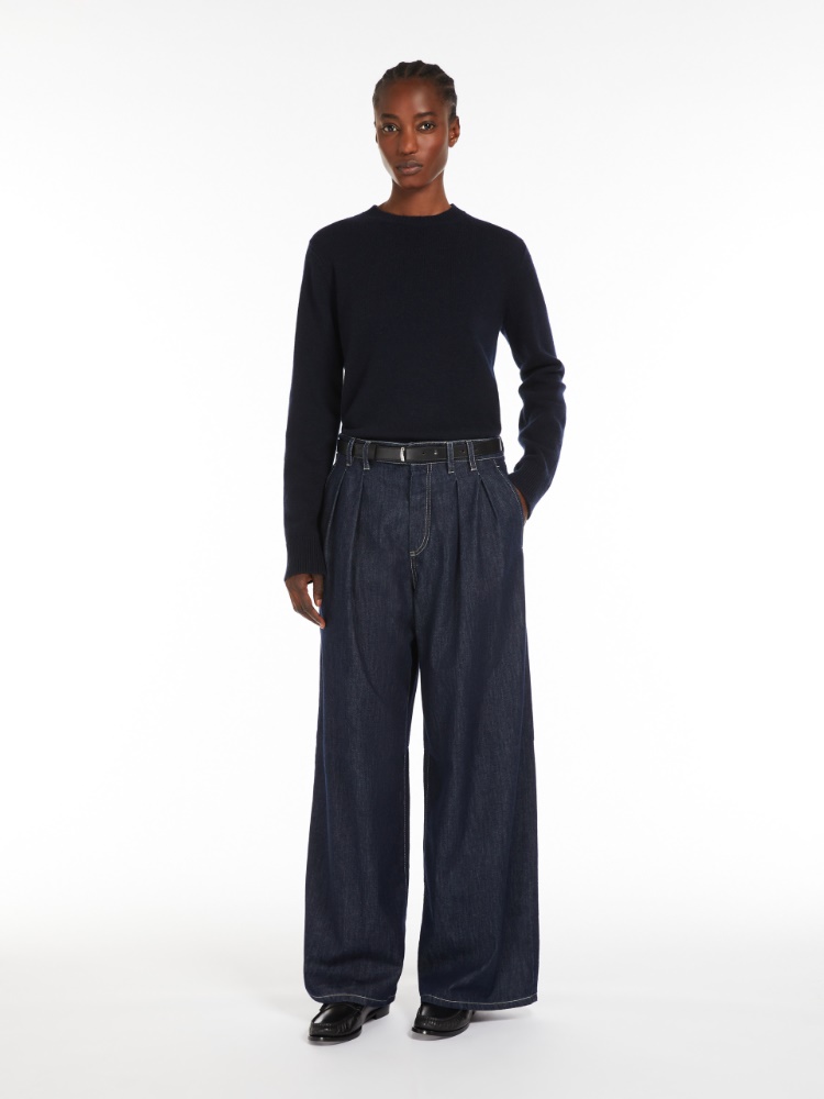 新品タグ付S MaxMara定価97900円ネイビー S Max Mara Blue and light blue Woman | Max Mara