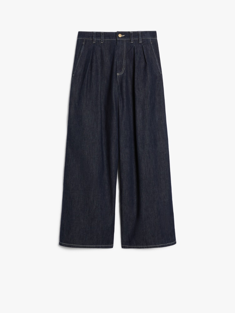 デニム・ジーパン Max Mara AFFARI WIDE LEG JEANS (2521186011600 10417 003) S Max Mara Denim Woman | Max Mara