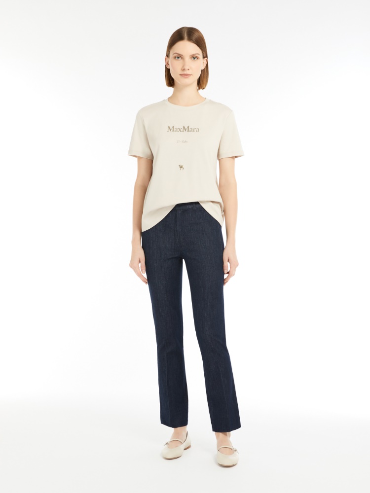 Stretch-denim skinny trousers - MIDNIGHTBLUE - Max Mara - 2