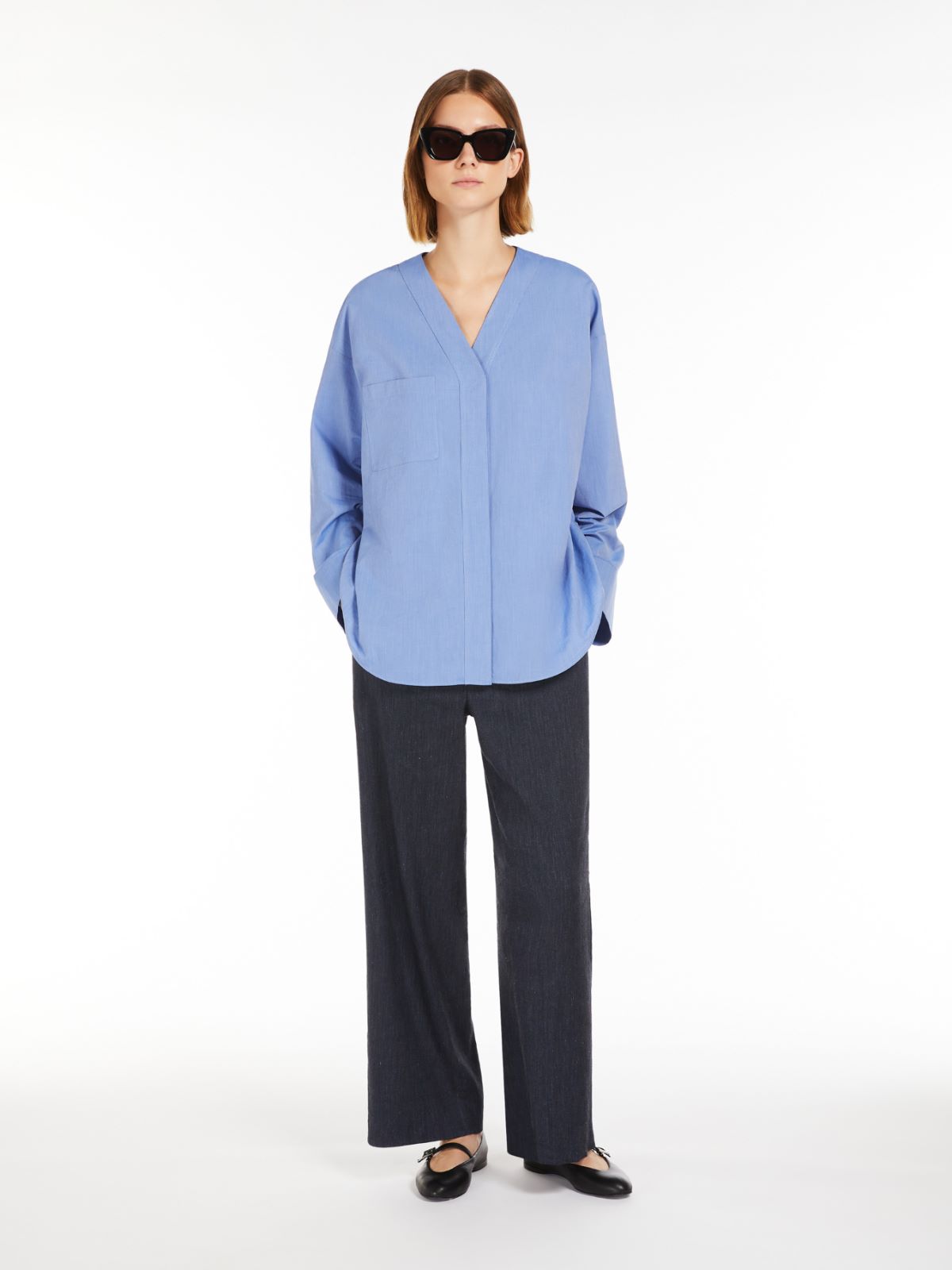 Blouses Blue and light blue Woman | Max Mara