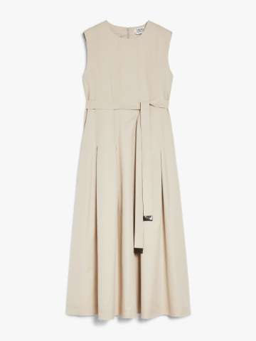 オールインワン・サロペット Max Mara Sleeveless Dress In Smooth White Fabric White dress female | Max Mara