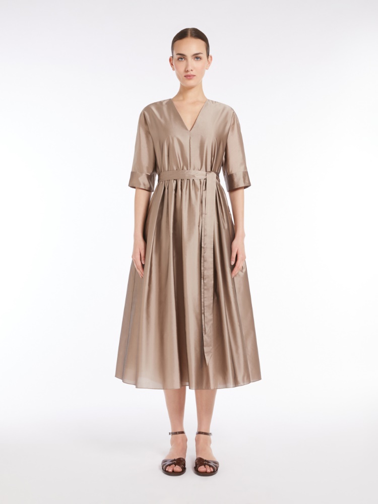 ● MA JOURNEE ● SHEER LACE ORGANZA DRESS PRADA | Floral Embroidered Sheer Organza Dress | Women