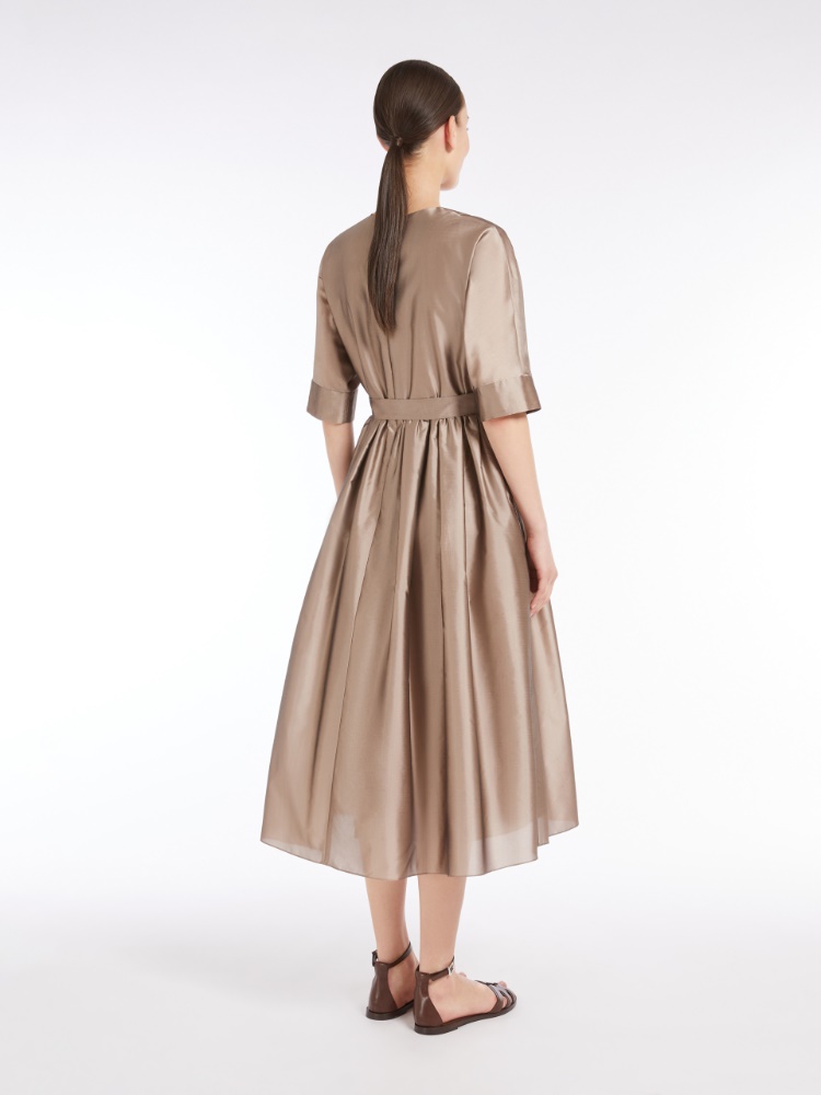 ☆S MaxMara☆ ロングシルクオーガンザドレス VIOLA 9221065306001-d-
