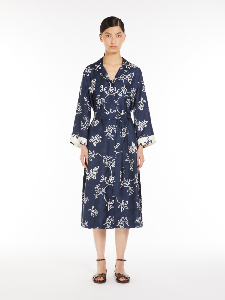 ☆’S Max Mara☆直営店買付☆上品Caftano Silk Dress/TIMESILK 9221155306001-b-