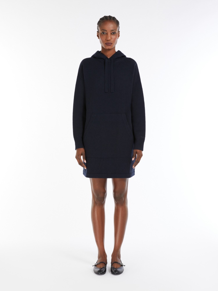 Max Mara ☆ Fiuggi ウールキャンバスノースリーブドレス 1221085106001-w-