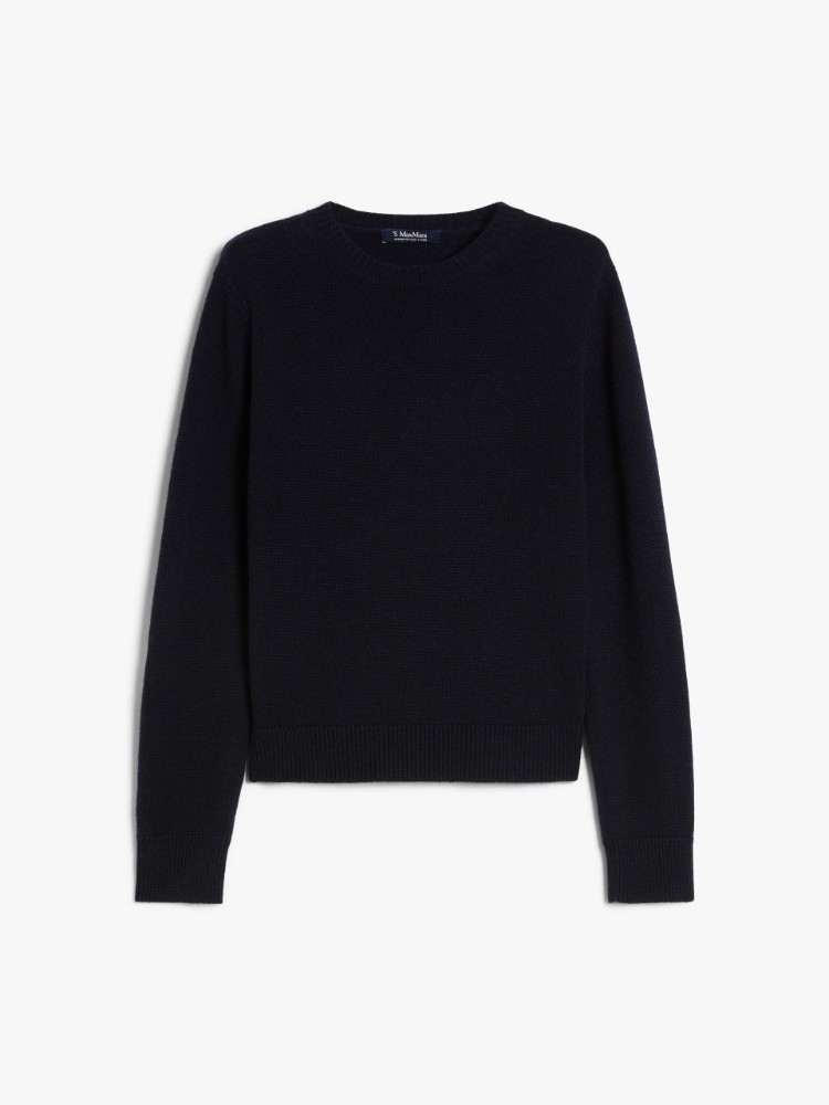 【送料&関税込】Max Mara plava Black Polyamide Blend Sweatsh Max Mara 'plava' Black Polyamide Blend Sweatshirt | italist