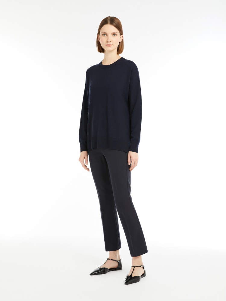 Relaxed-fit wool sweater + ULTRAMARINE - Max Mara