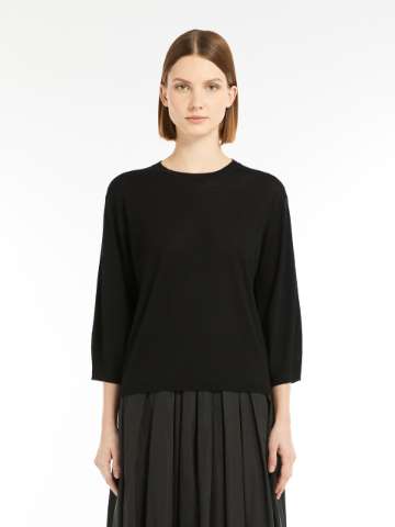Wool sweater black virgin wool | Max Mara