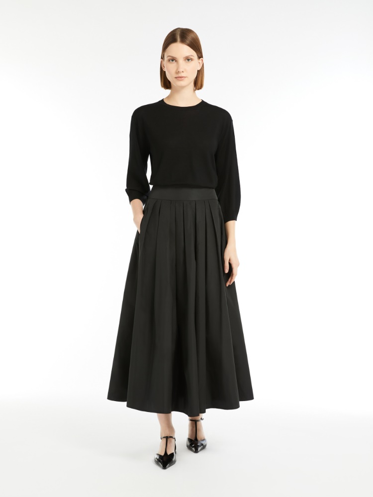 Lightweight wool yarn sweater - BLACK - Max Mara