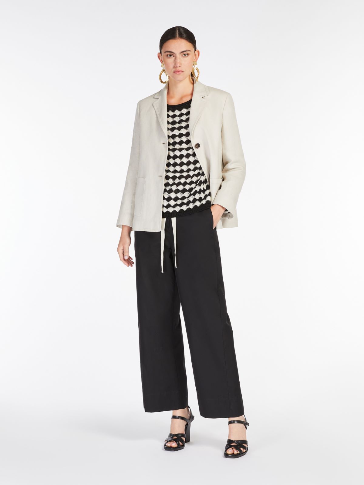 Linen yarn sweater + NATURAL - Max Mara