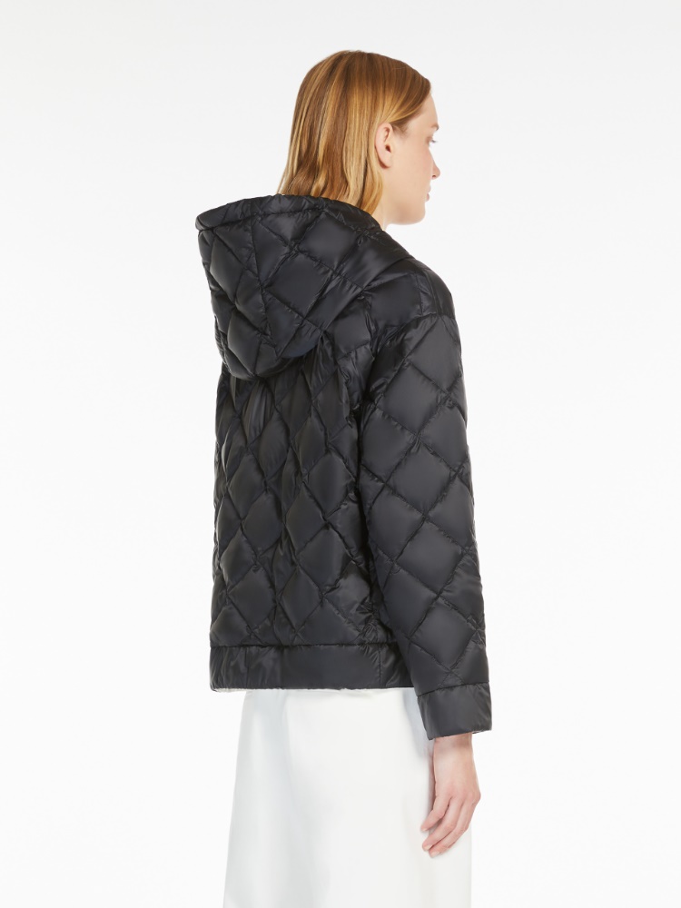 MAX MARA｜DOWN JACKETS (DISOFT (19481144 002 / 194811446 Short, reversible down jacket in water-repellent canvas