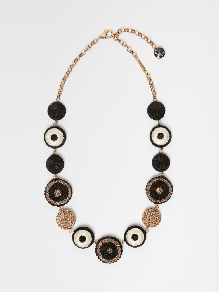 Halskette mit Stickdetails - BEIGE - Max Mara